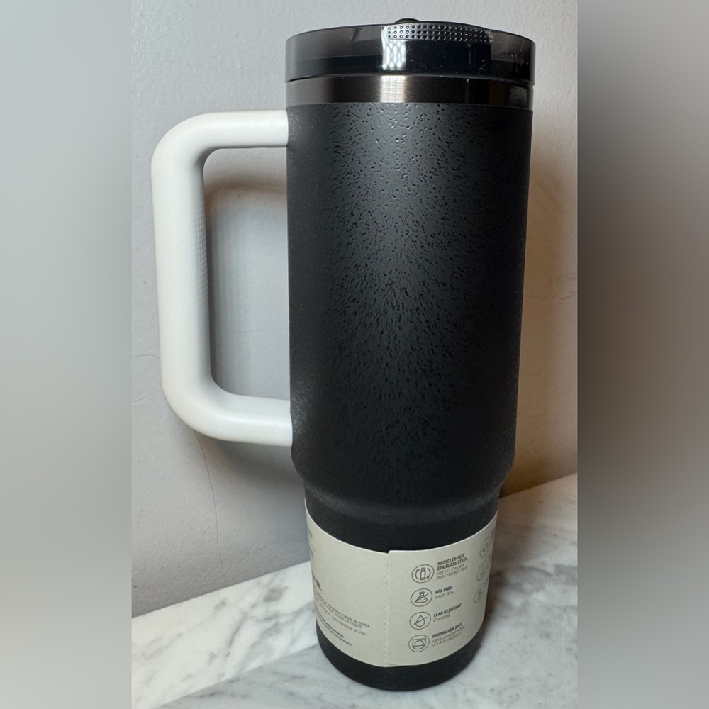 ✨🆕 Stanley 30 oz Shadow Moon Quencher ProTour Flip Straw Tumbler W/ White Handle - Picture 3 of 6